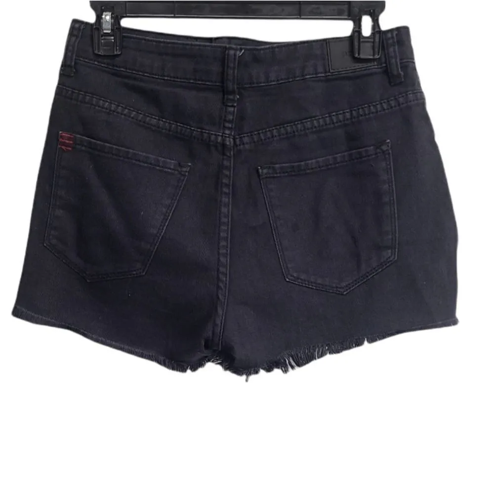 BDG Cut Off Black Mini Shorts Size 26W - Image 2
