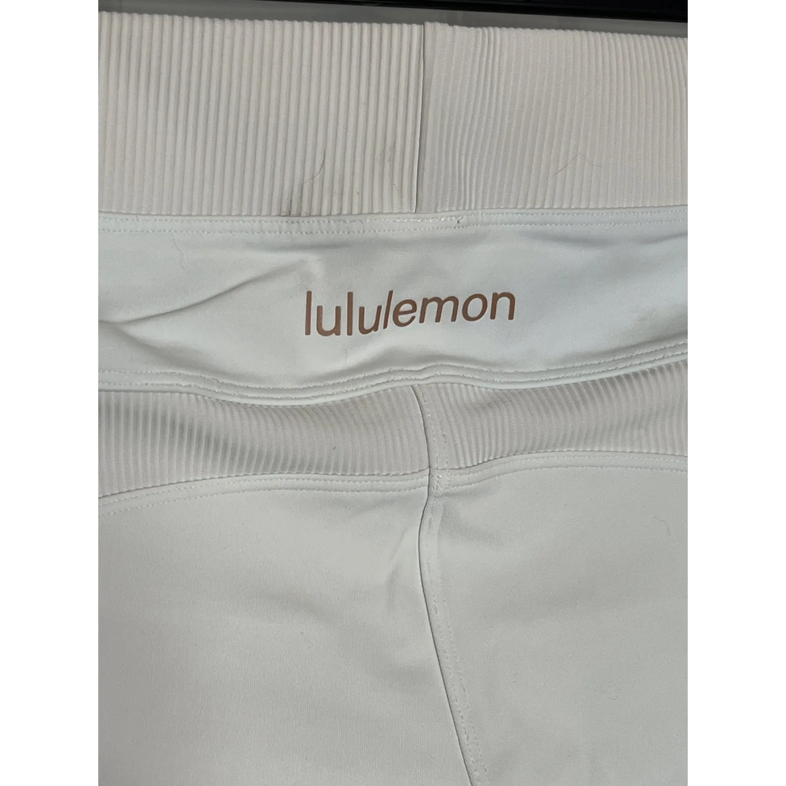 Lululemon White‎ and Cream Pink Pants Size 8/10 - Image 4