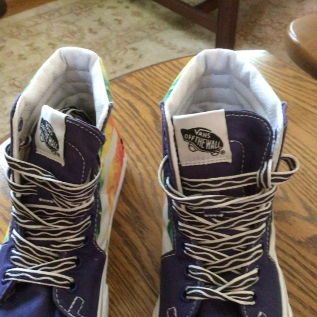 Vans Off the Wall X Crayola  SK-8 Hi Mashup Melt sz Womens 5.5 - Image 2