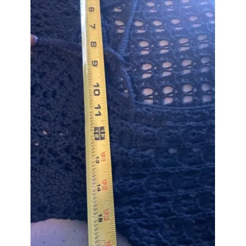 Hollister Women’s knitted beach cover/Top hoodie EUC XS - Image 11