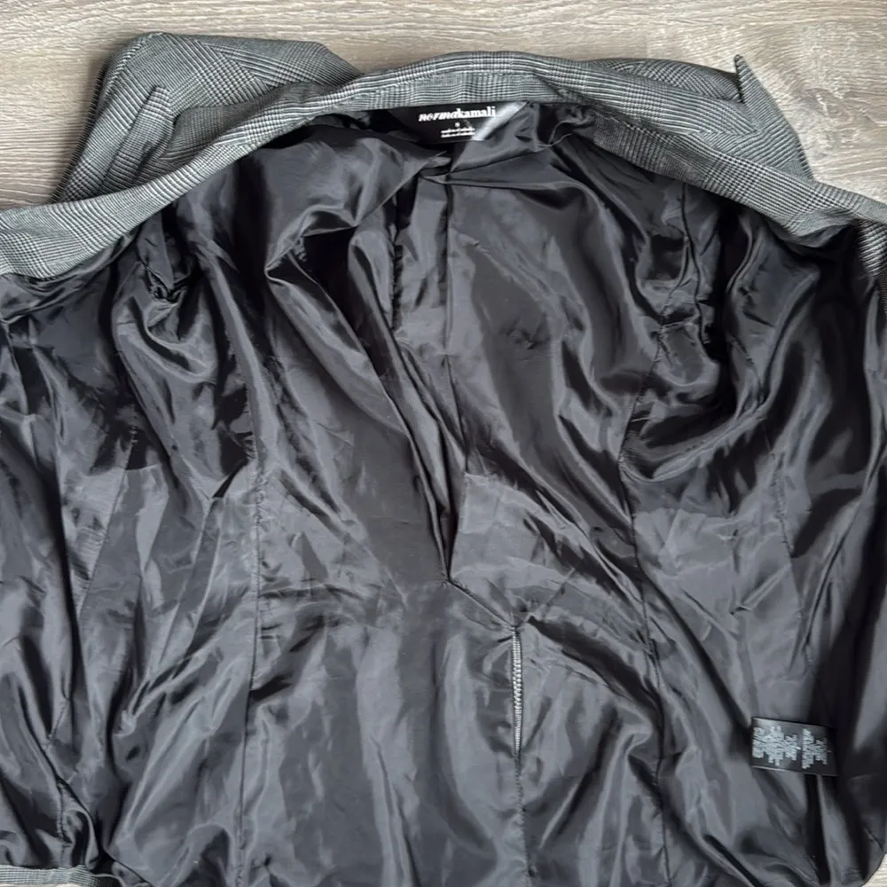 norma kamali plaid blazer skirt set 8 - Image 12