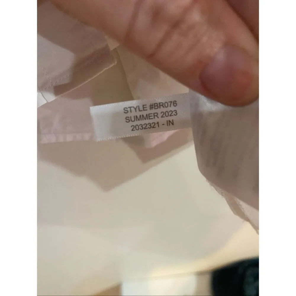 J. Crew shorts sleeve button down white size 12 style BR076 - Image 5