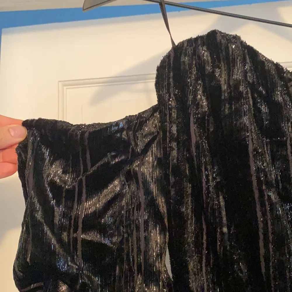 NWT ASTR The Label Revolve ‘Tasha’ corset velvet-striped OTS top, size XS - Image 6