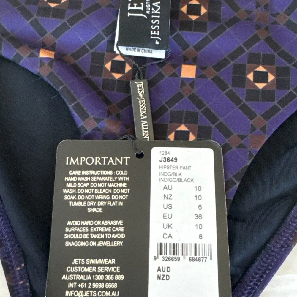 New Jets Australia bikini bottoms size 6 Purple - Image 3