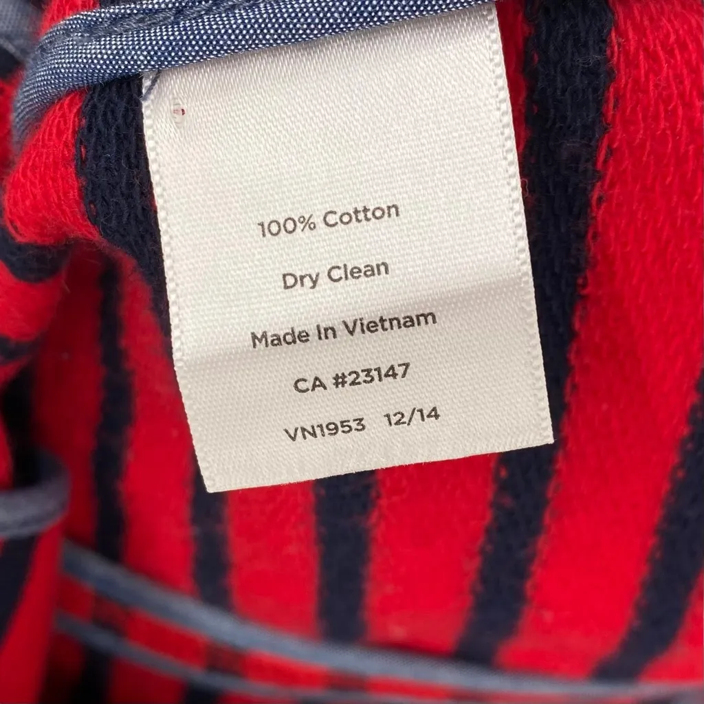 Talbots Nautical Stripe Knit Cotton Blazer Jacket Casual - Image 10