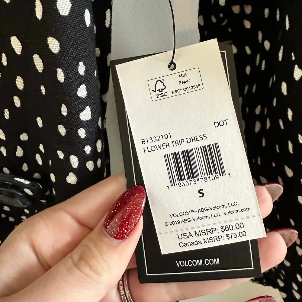 Volcom NWT  Flower Trip Wrap Dress - Image 13