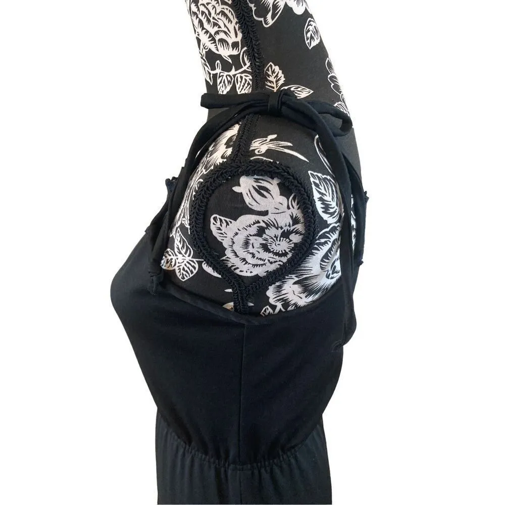 Vintage Toni Todd Lace Maxi Dress Cocktail Formal Wedding Black - Image 5