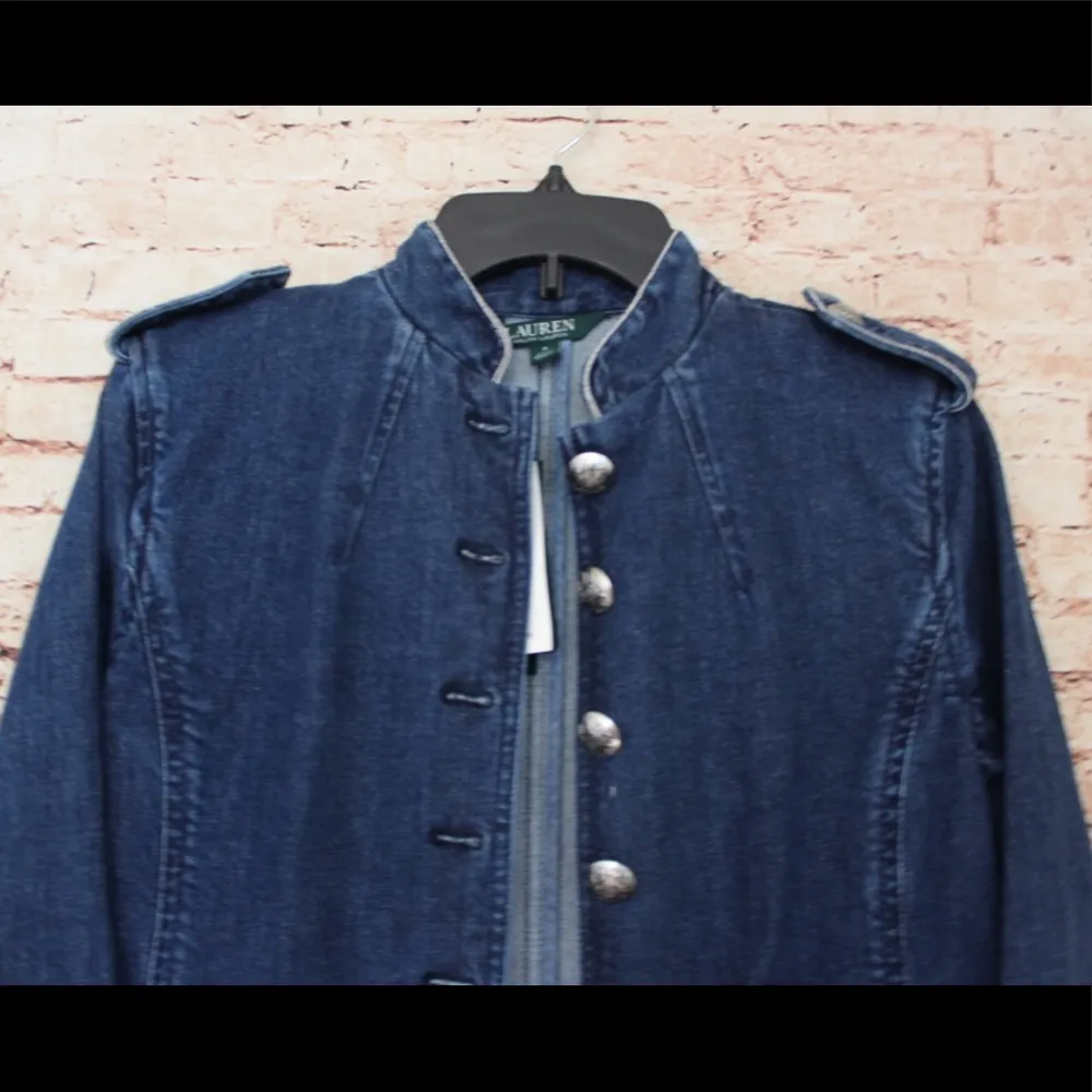 Lauren Ralph Lauren | BlueStar Military Combat Jean Jacket - Image 5
