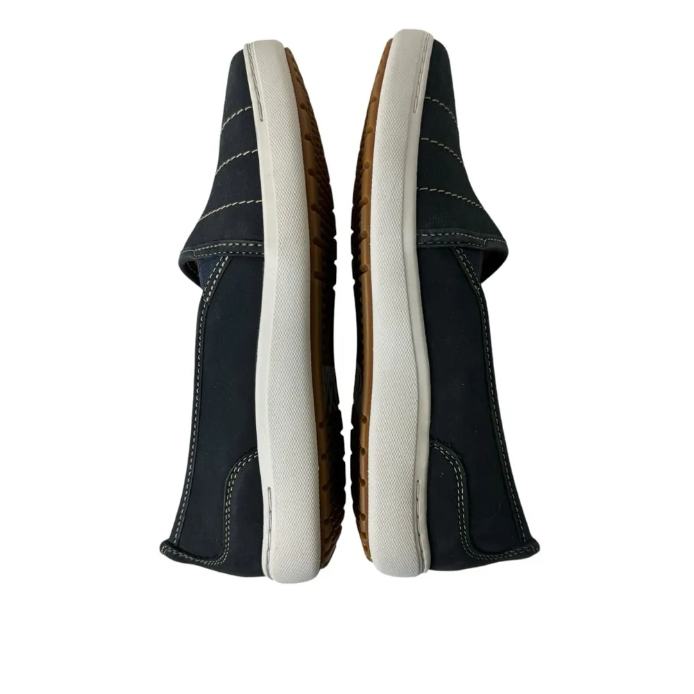 Clarks Nalle Violet Loafer Navy Leather 7.5 - Image 6