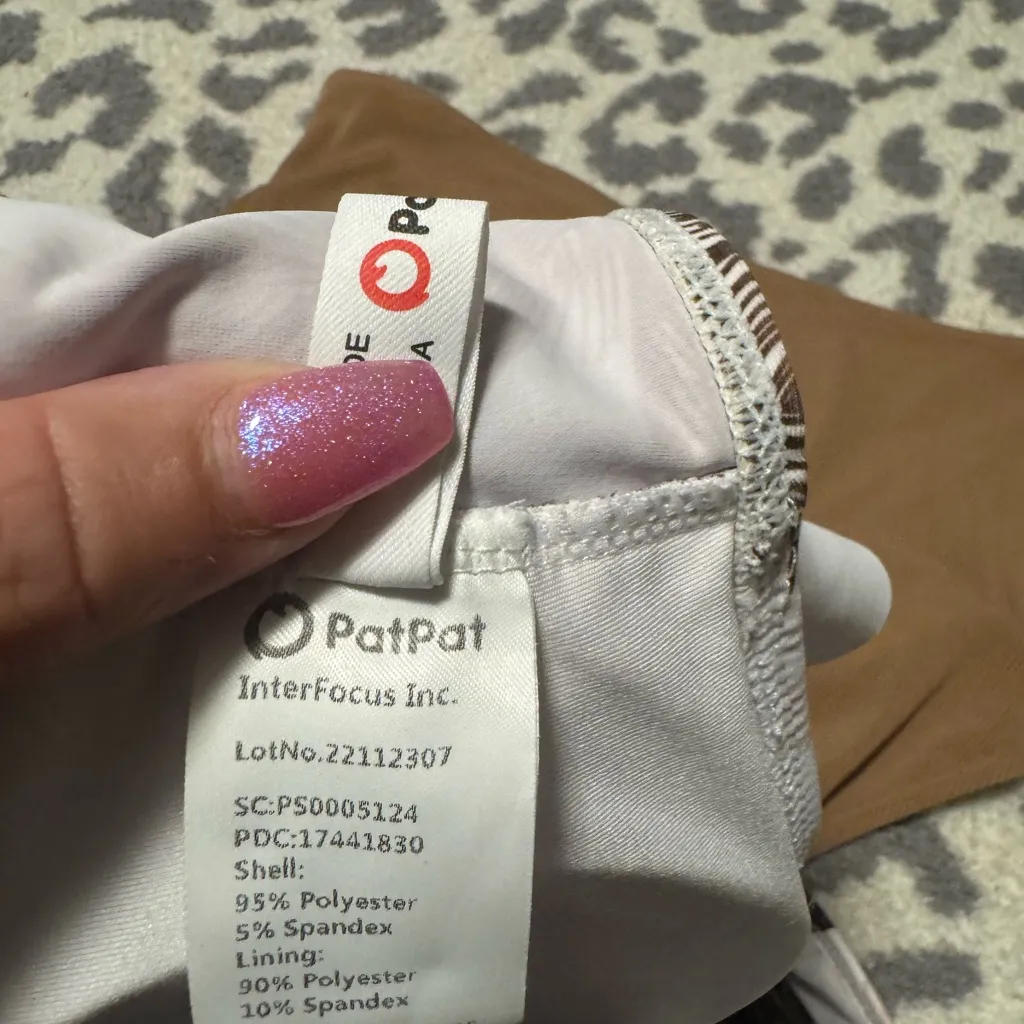 PatPat Brown Bikini Set Size XL - Image 5