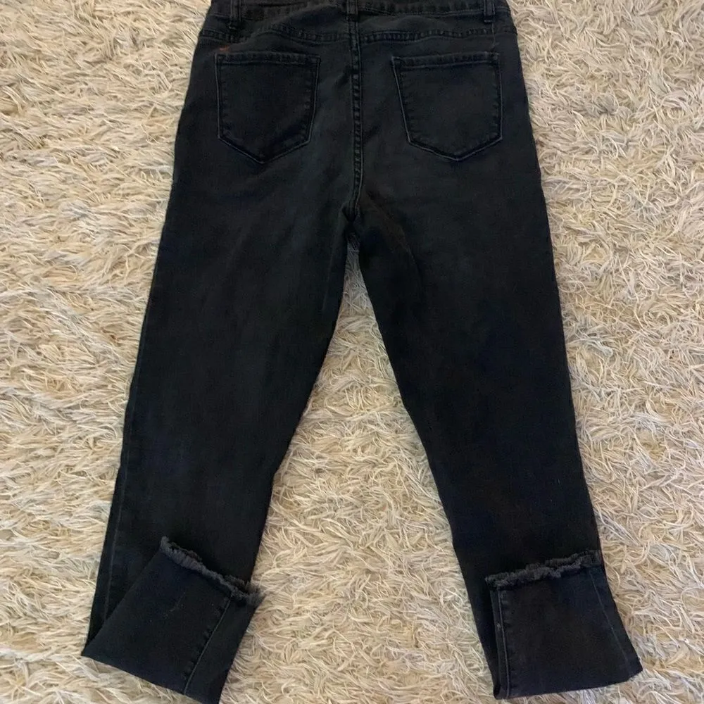 Sarai leggings with fringe size 7/8 Black - Image 3