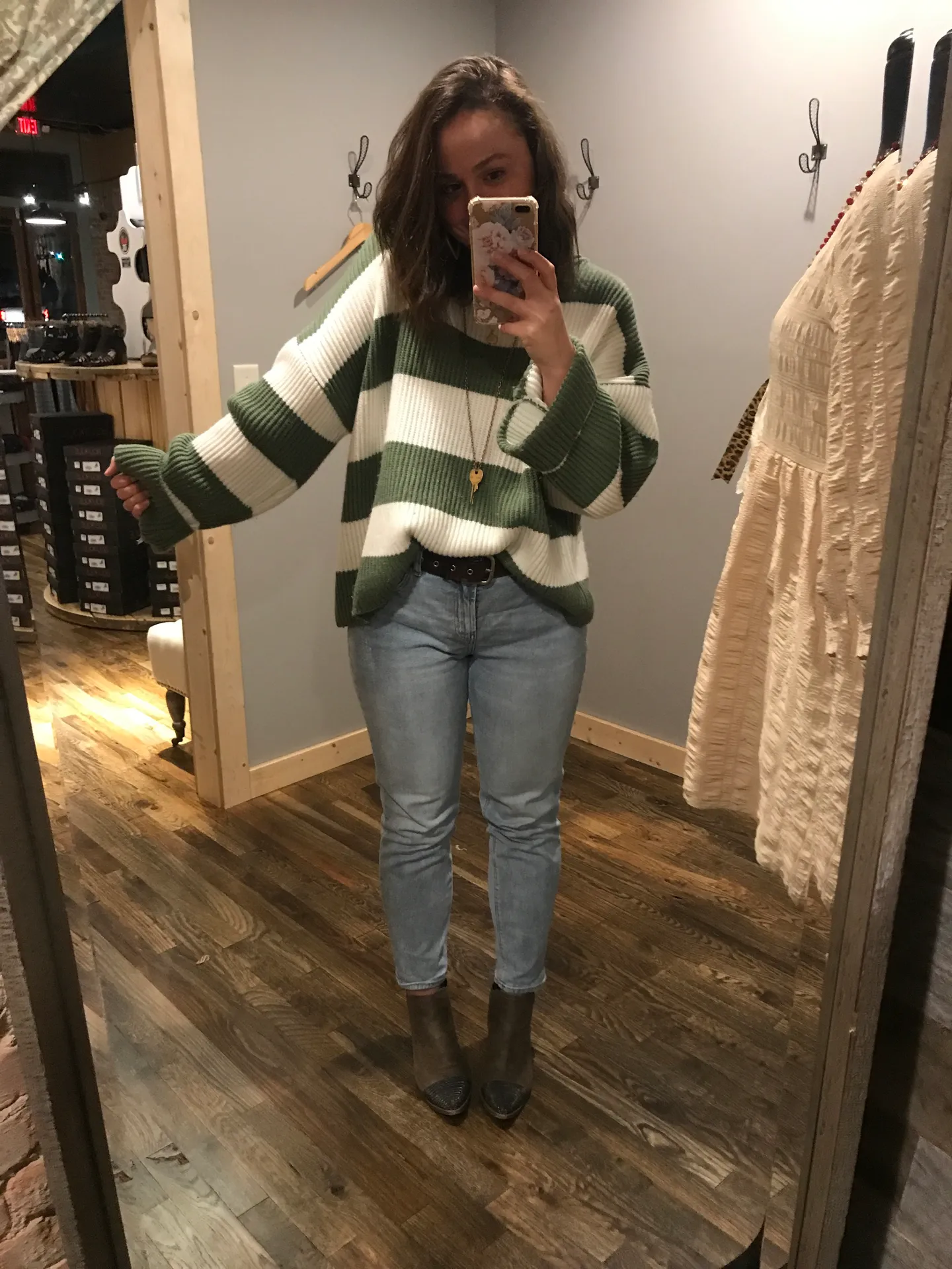 SheIn Striped Oversized Sweater - Image 3