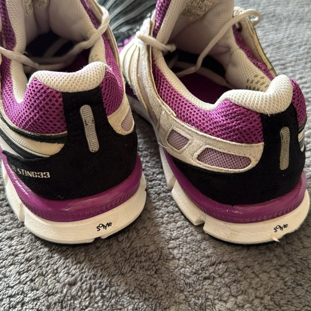 Asics Gel-Sting33 Multicolor Suede Mesh Running‎ Sneakers Size 8 - Image 7