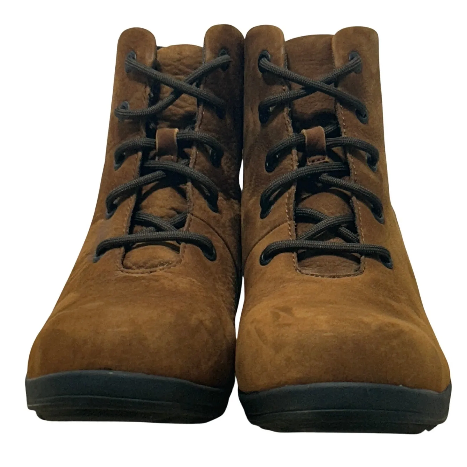 Bogs Women's Audrey Wedge Brown Suede Safety Composite Toe Boots - Image 3