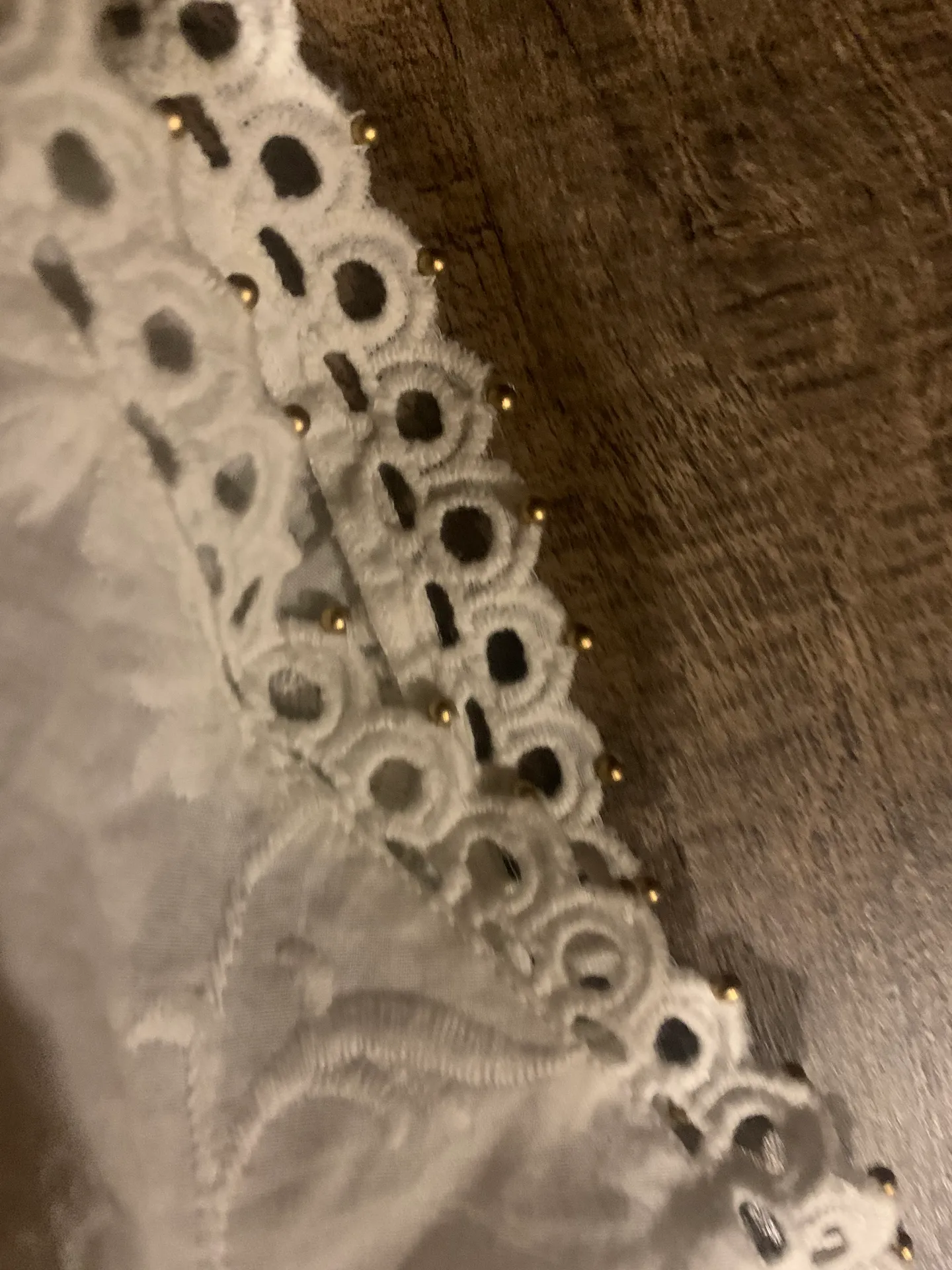 ZARA Pretty White Embroidered Top - Image 5