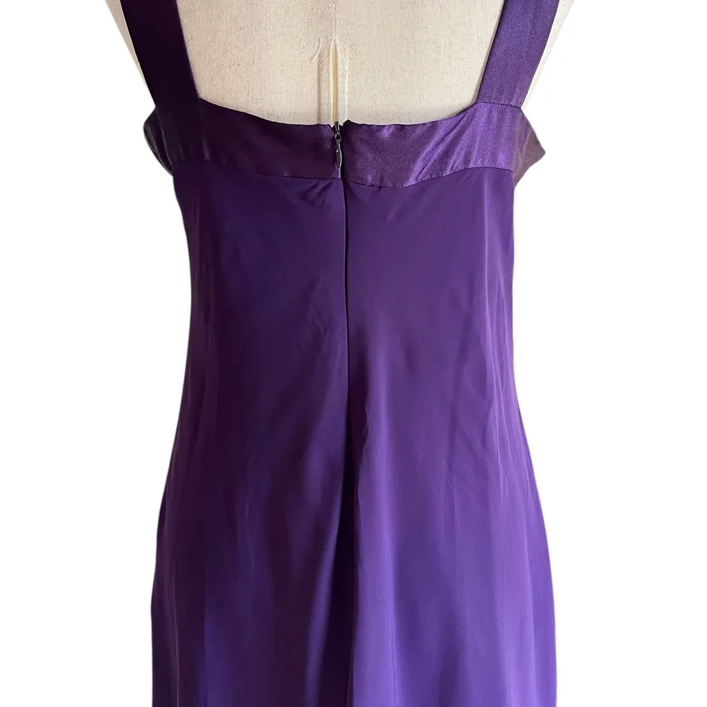 Scarlett Nite eggplant purple trapeze cocktail dress Size 10 - Image 7