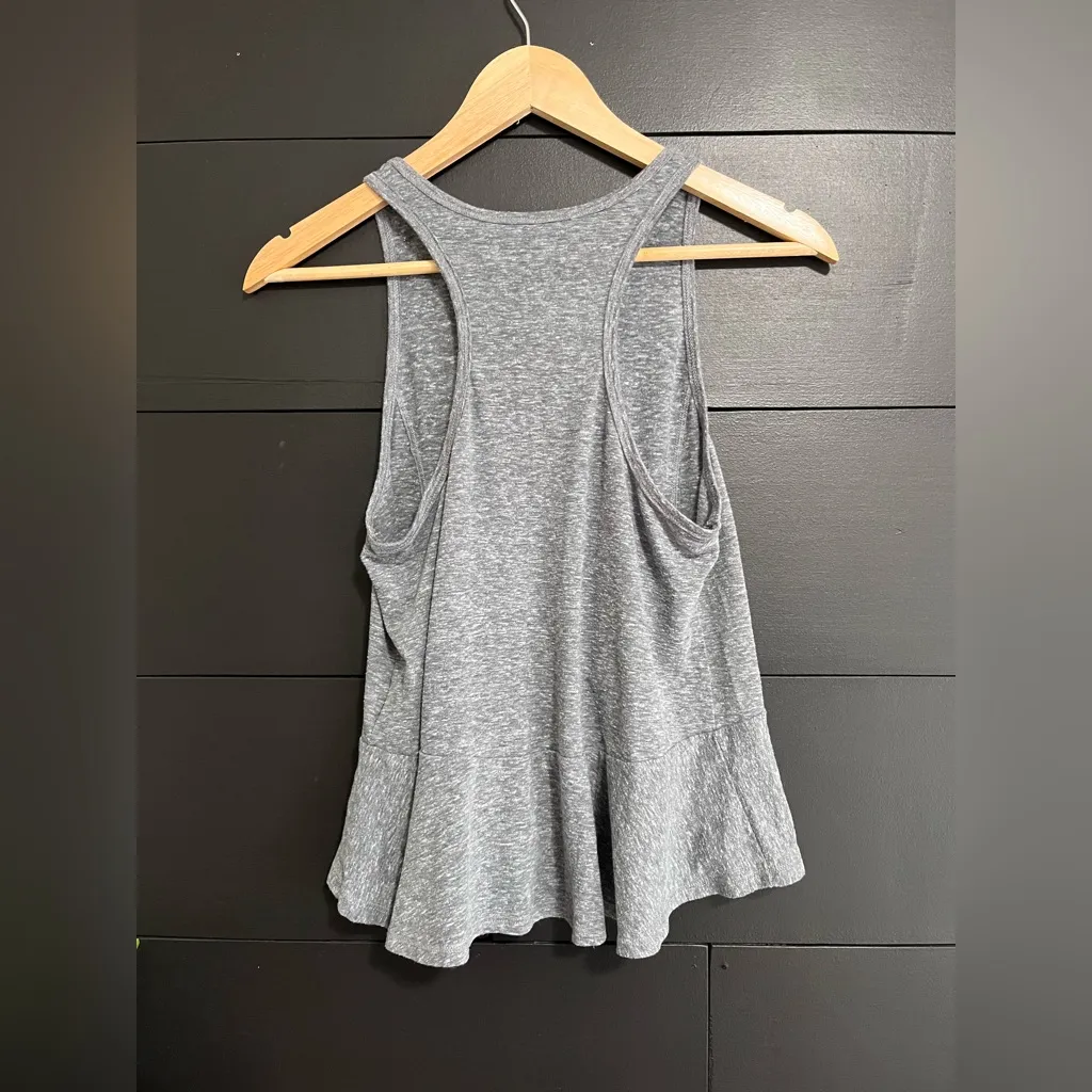 HOLLISTER Gray Flowy Babydoll Tank Top Women’s Sz M EUC - Image 4