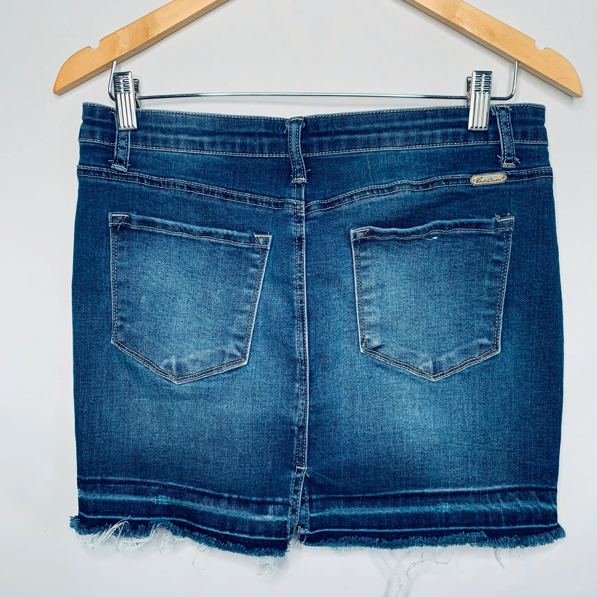 KanCan Zuma Distressed Denim Skirt Size 9/28 - Image 3