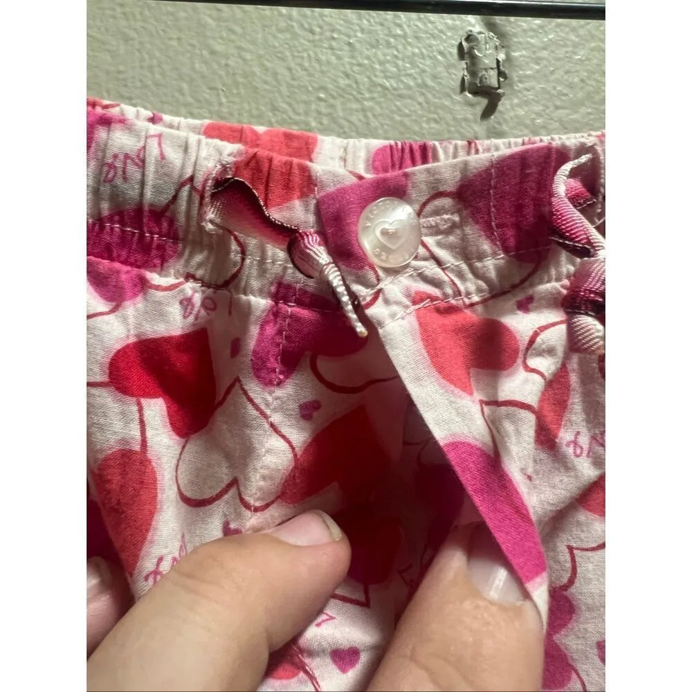 Victoria’s Secret Heart Print Sleep Shorts Woman’s Size Large Y2K From 02 Missin - Image 5