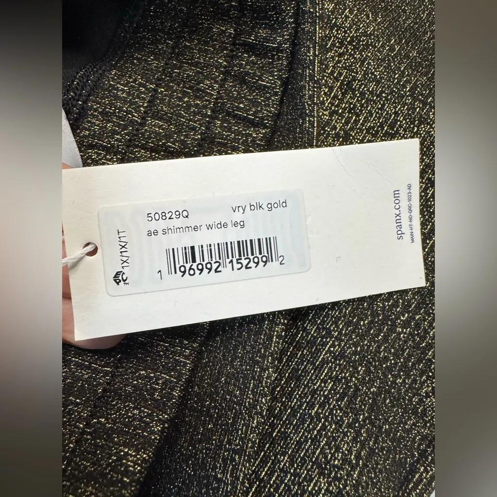 SPANX Air Essentials Shine Wide Leg Pants 1x Petite NWT - Image 4