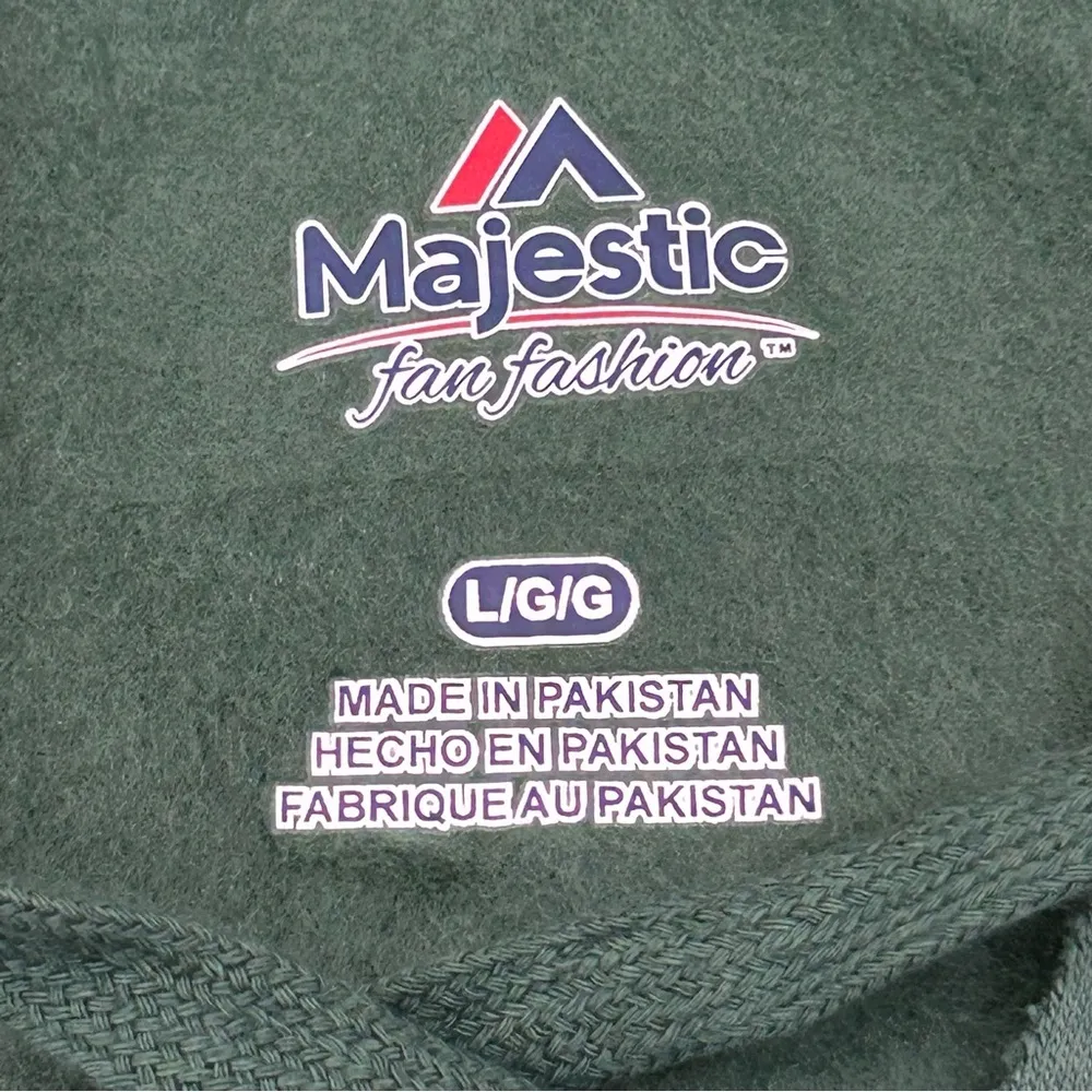 Minnesota Wild Majestic Fan Fashion NHL Pullover Hoodie Sweatshirt Women’s L - Image 3