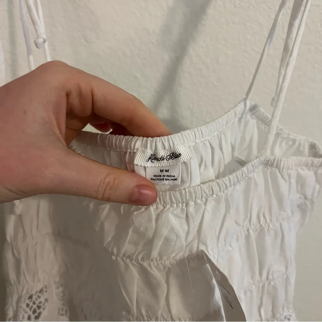 Urban Outfitters Kimchi Blue Alessia Lace Cropped Babydoll Cami - Image 7