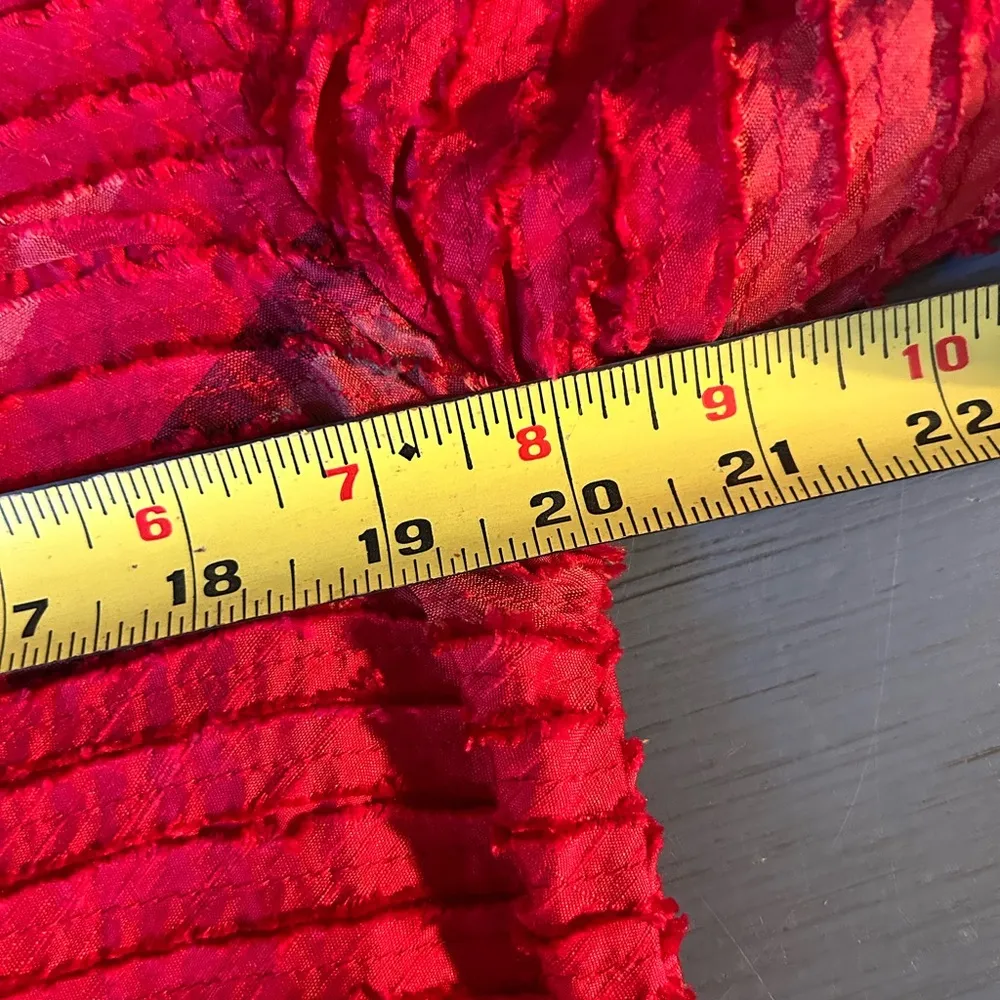 Vintage Chico’s Design Red Tied Button-Down Jacket | Size 0 (Small) - Image 5