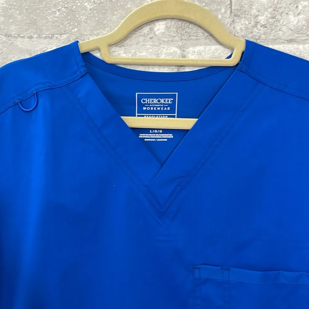 Cherokee Workwear Blue Scrubs - Image 5