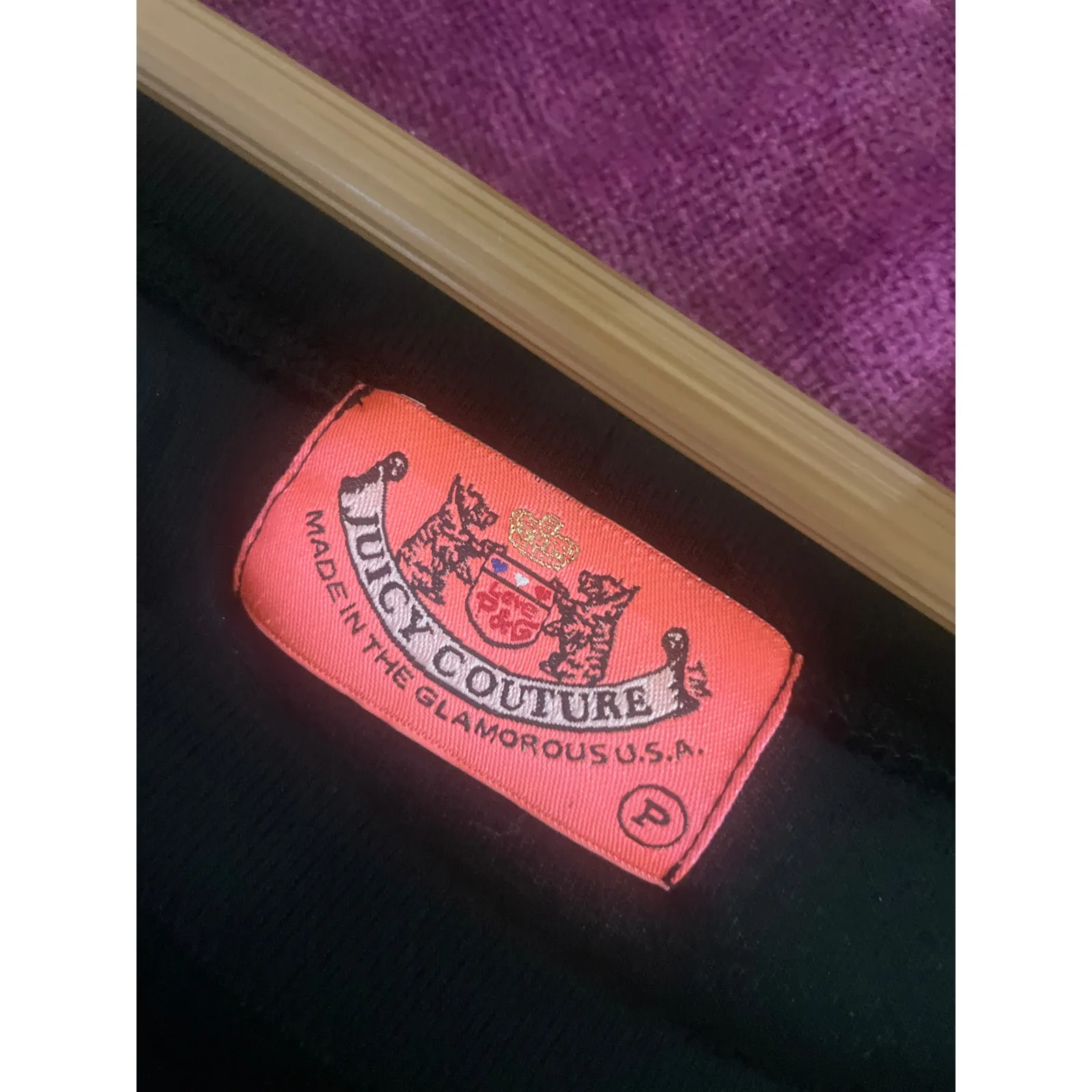 Vintage Y2K JUICY COUTURE Velour Mini Dress Long Sleeve Size XS-S Black P - Image 4