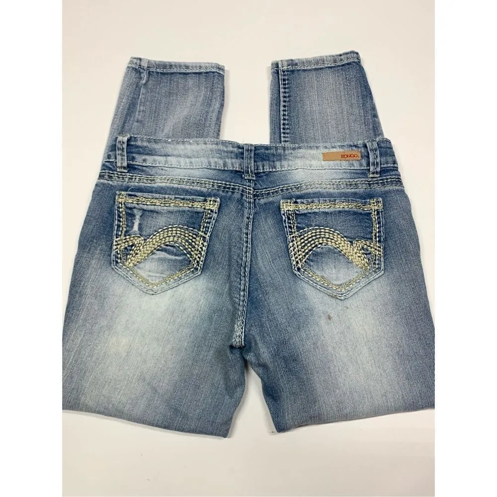 005 Bongo distressed vintage jean size 9 - Image 4