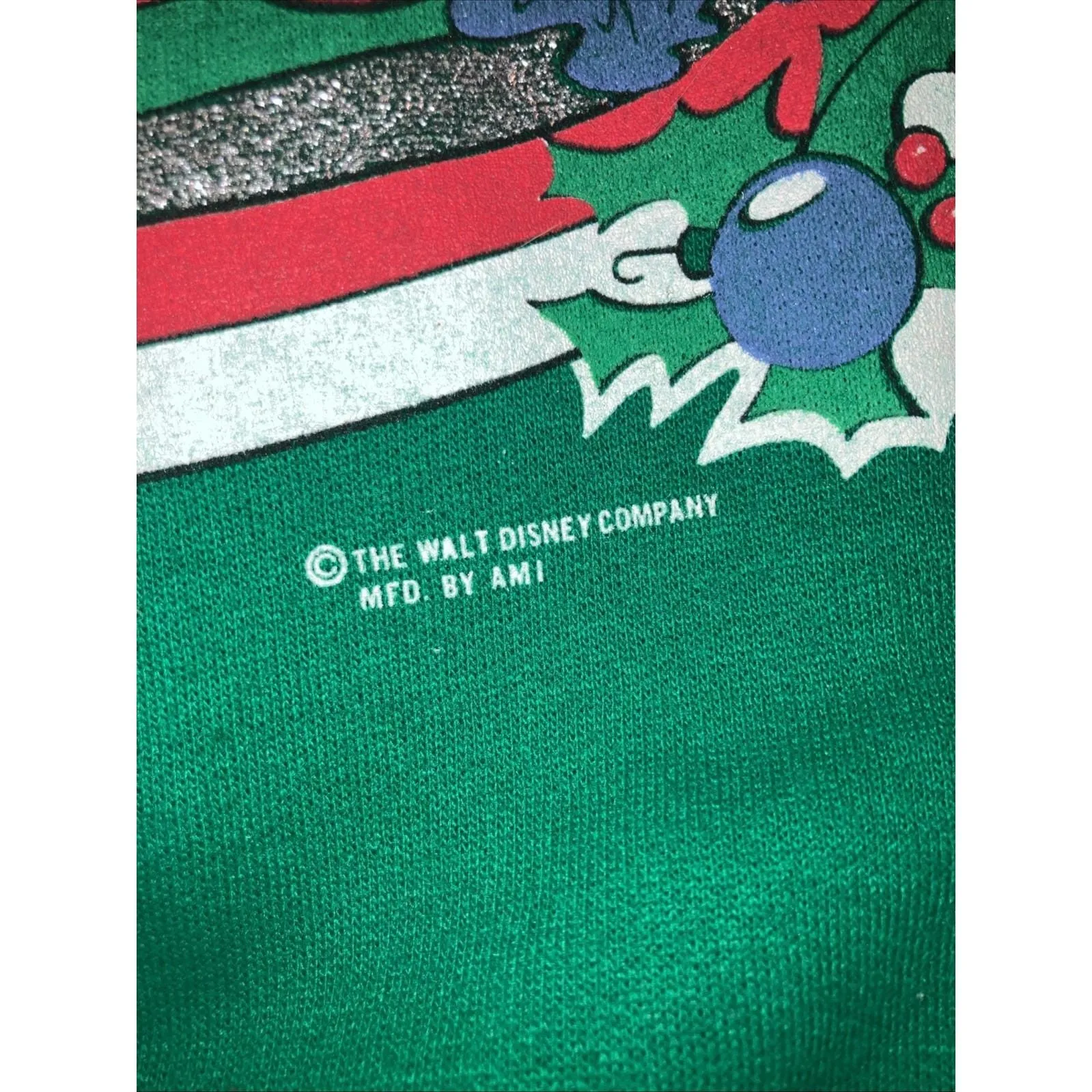 Vintage‎ 1980s The Walt Disney Company Christmas Mickey & Minnie  Size M - Image 8