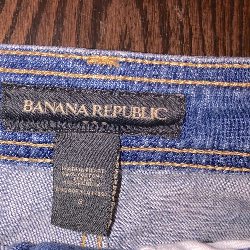 BANANA REPUBLIC jean skirt size 8 - Image 4