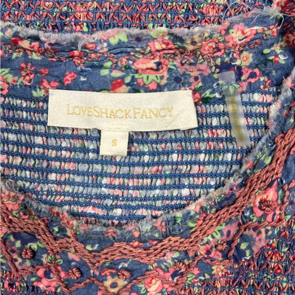 LoveShackFancy Aveline Floral Dress S - Image 2