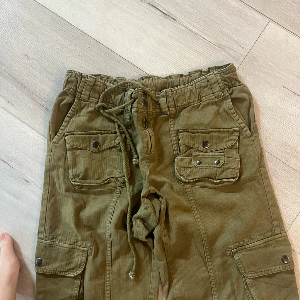 FP Tahiti Cargo Pants Army Green - Image 4