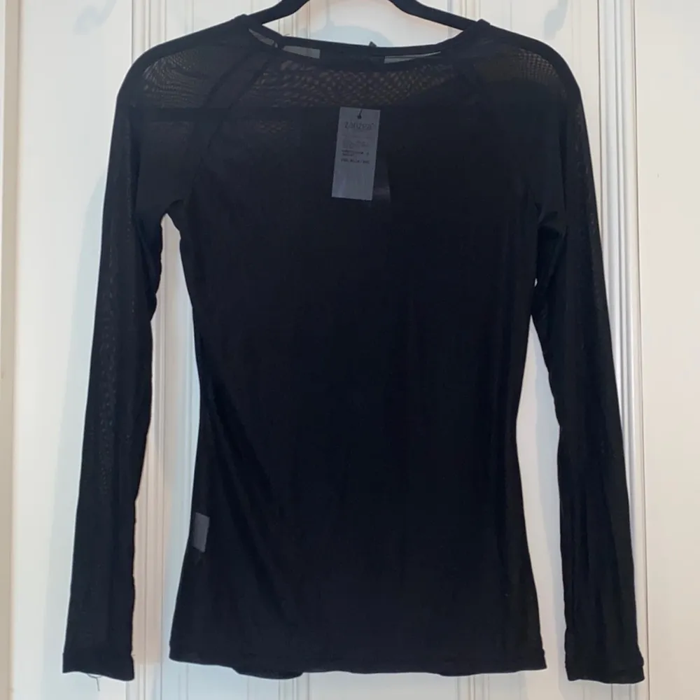 Zanzea collection mesh fitted black top - Image 2