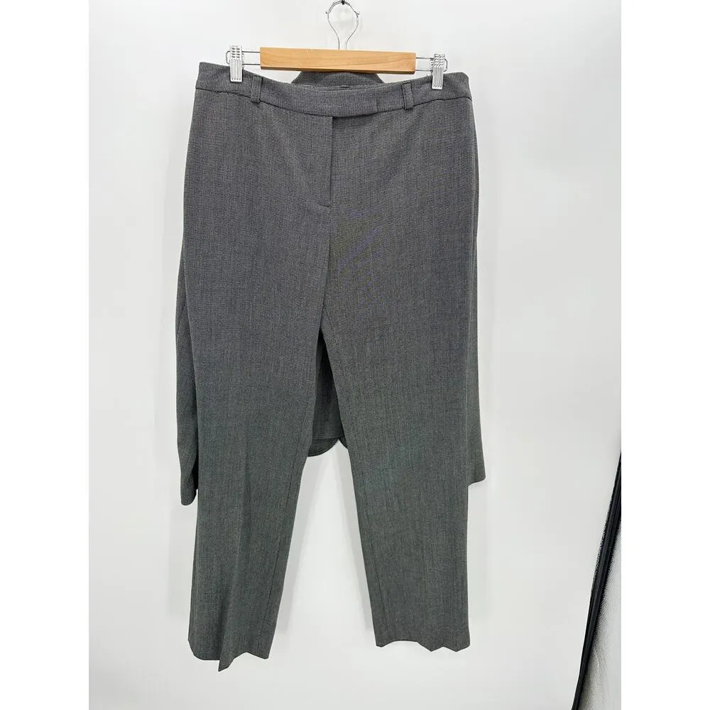 Charter Club Women 2 Piece Suit Size 10 Set Blazer Black Plaid Office Career - Image 2