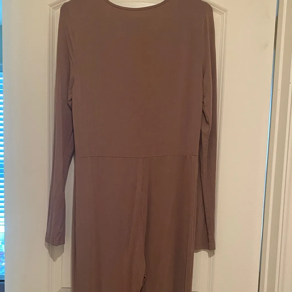 SHEIN Brown Long Sleeve Jumpsuit - Image 5