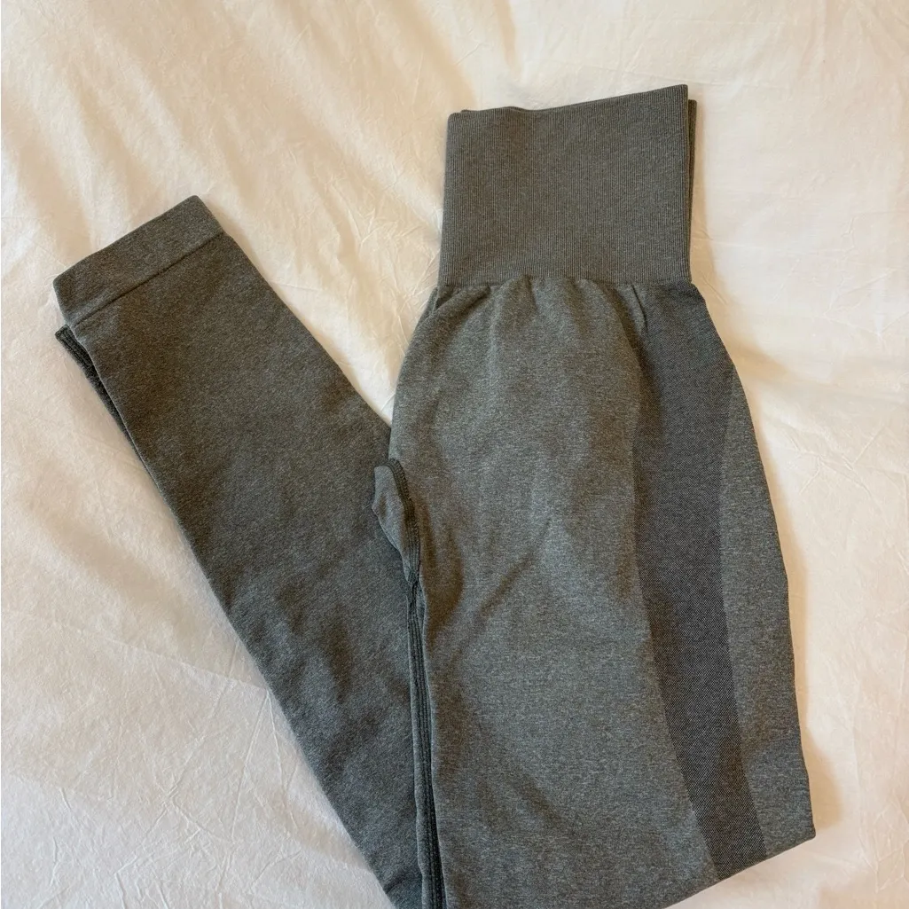 NVGTN Khaki Green Contour Seamless Leggings - Image 6