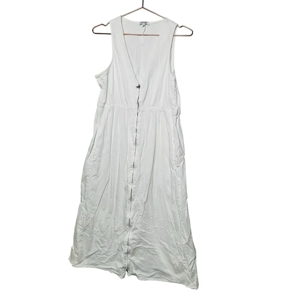 AREA STARS White Cotton Waist Cinching Sleeveless Jean A - Image 3
