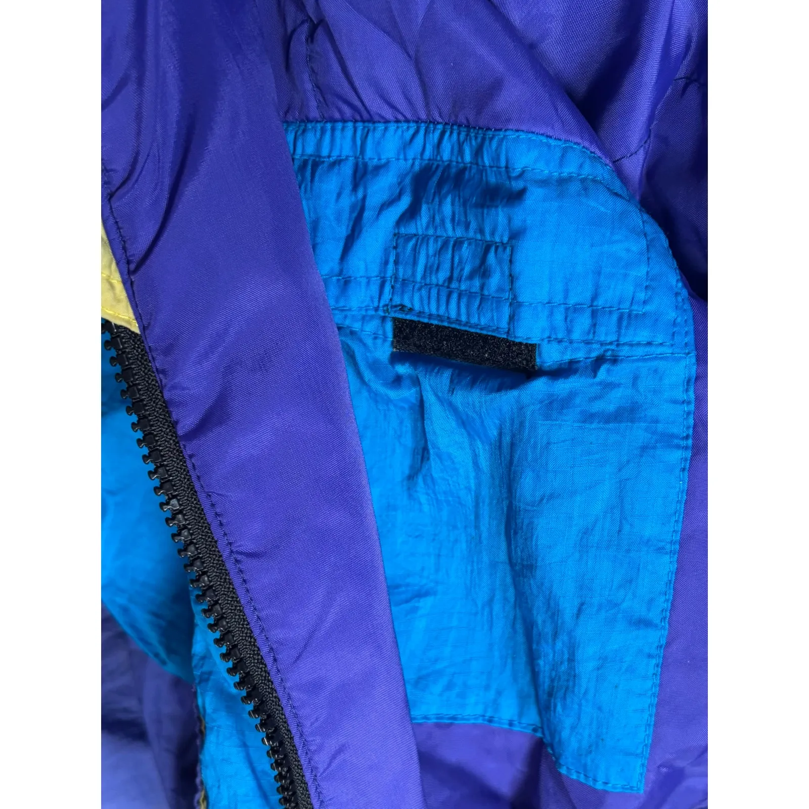 Vintage 90s Inside Edge Purple Blue One Piece Ski Suit Youth XL Womens Fit Snow Size M - Image 13