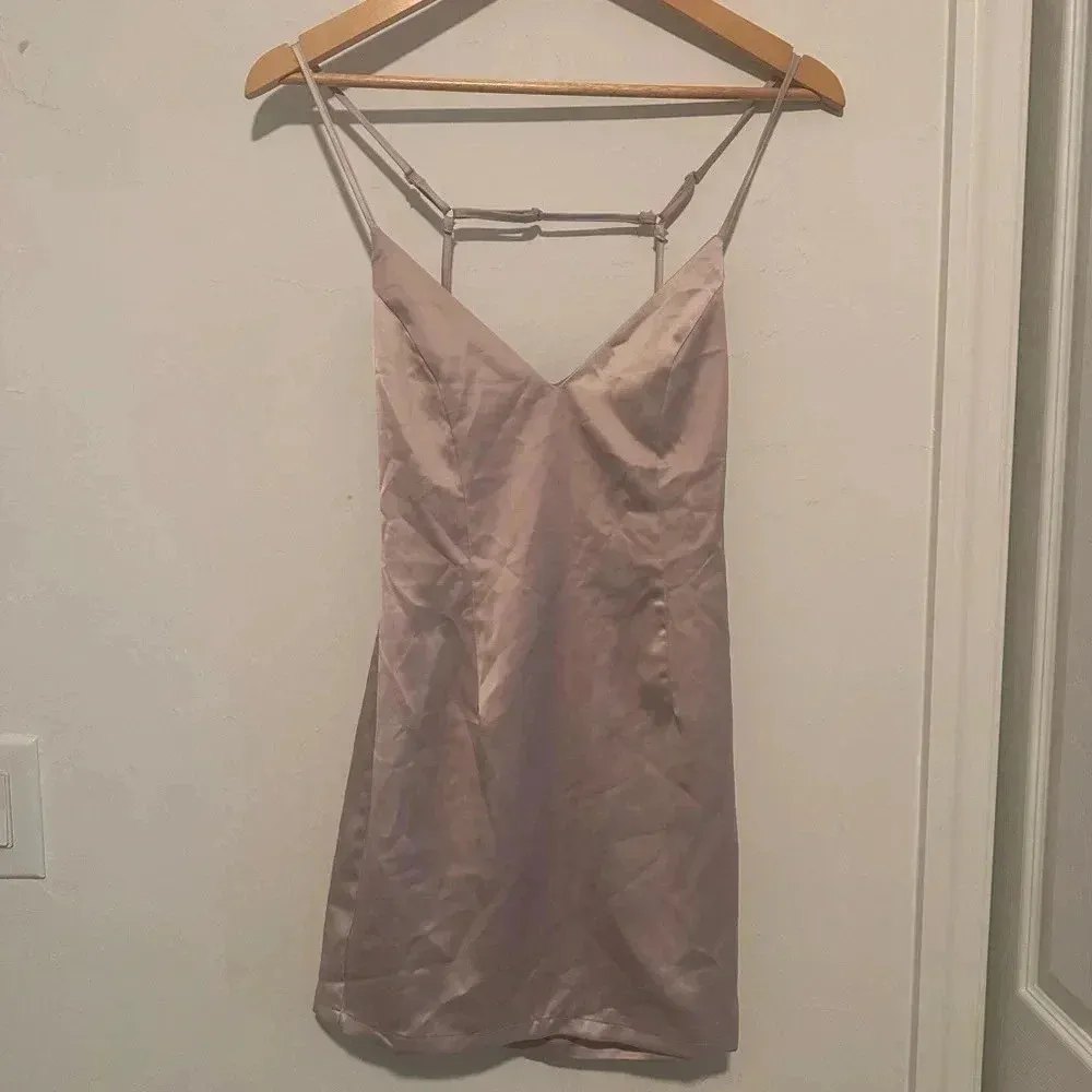 Superdown Nicole Mini Dress in Nude‎ Sz XS - Image 8