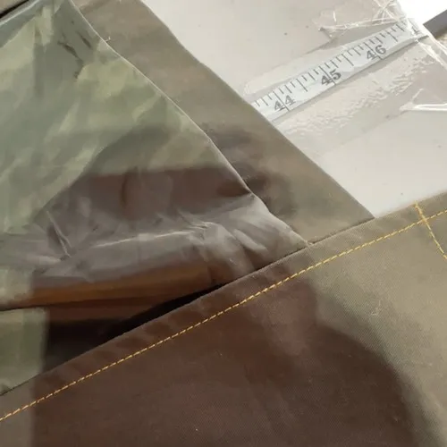 ASOS DESIGN Women's balloon sleeve khaki Green‎ trench coat Size 0 XS - Image 16