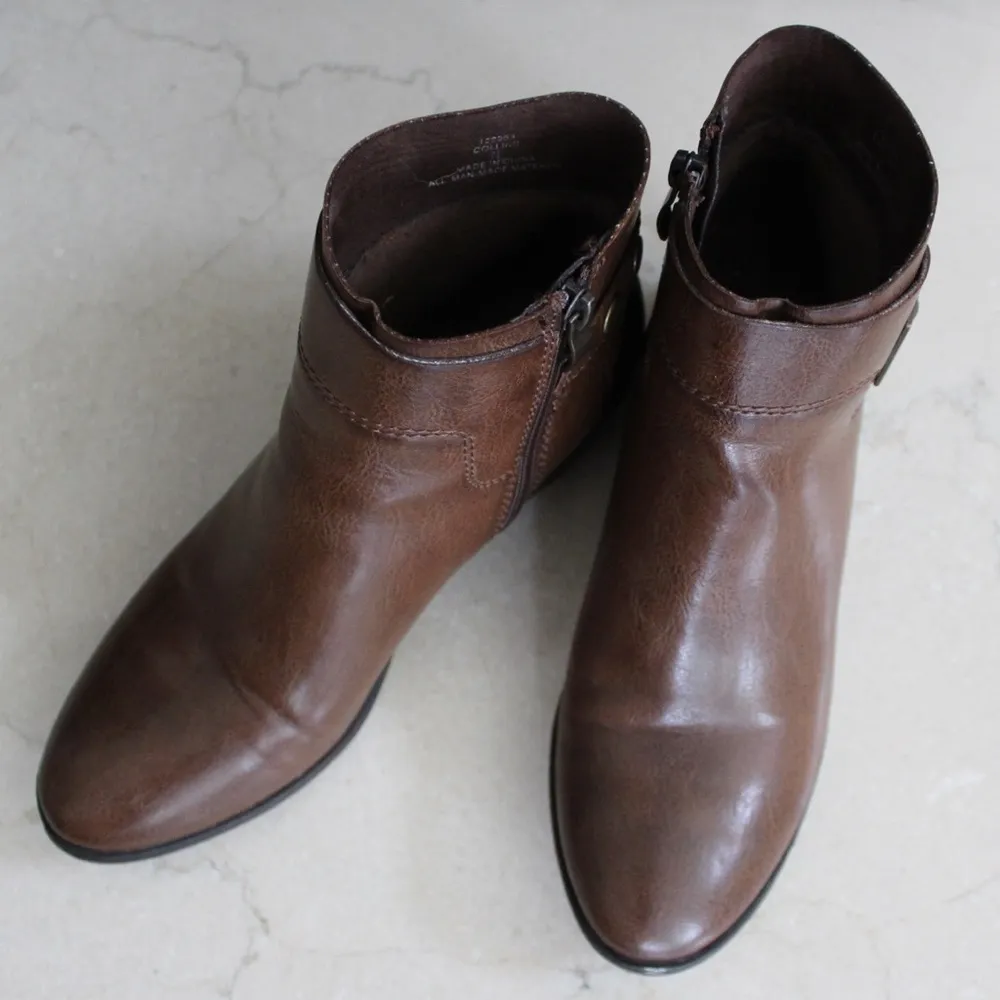 Xappeal | Brown buckle ankle boot - Image 3