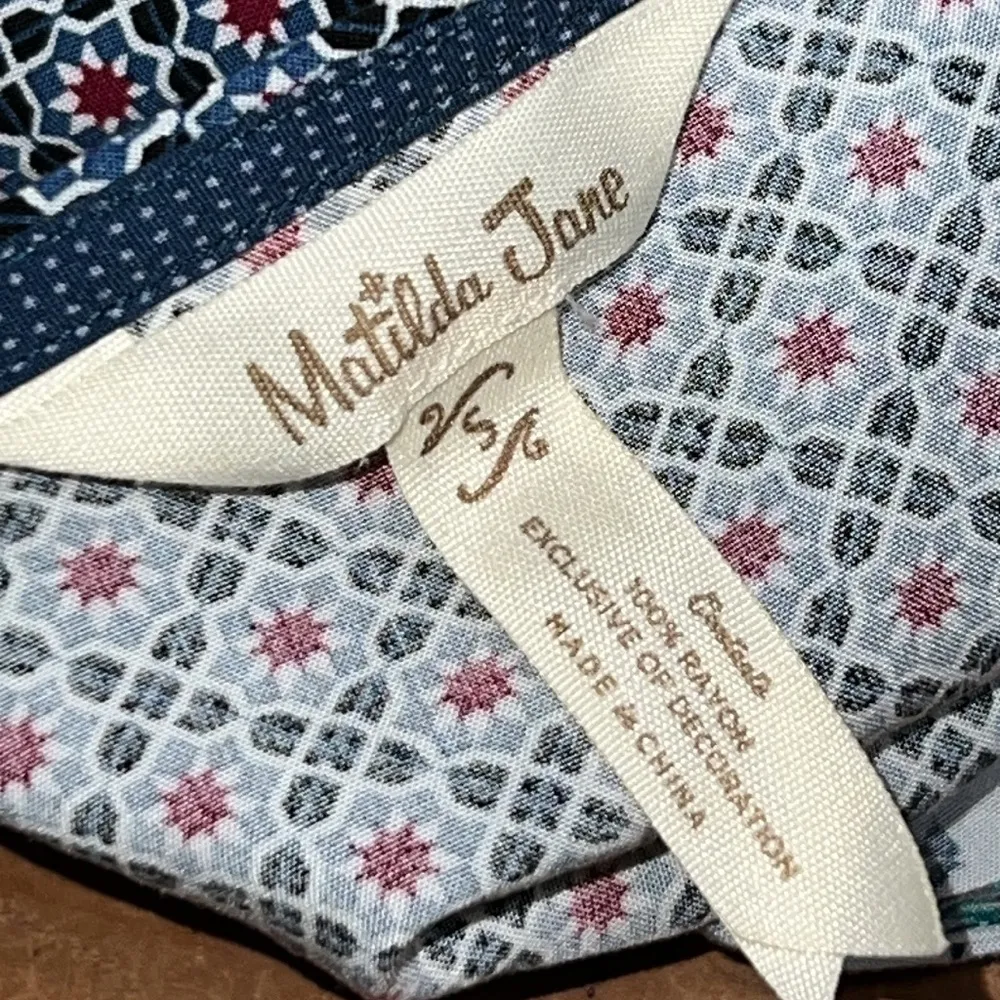 Matilda Jane size small 3/4 sleeve moments with you a quick getaway blouse - Image 12