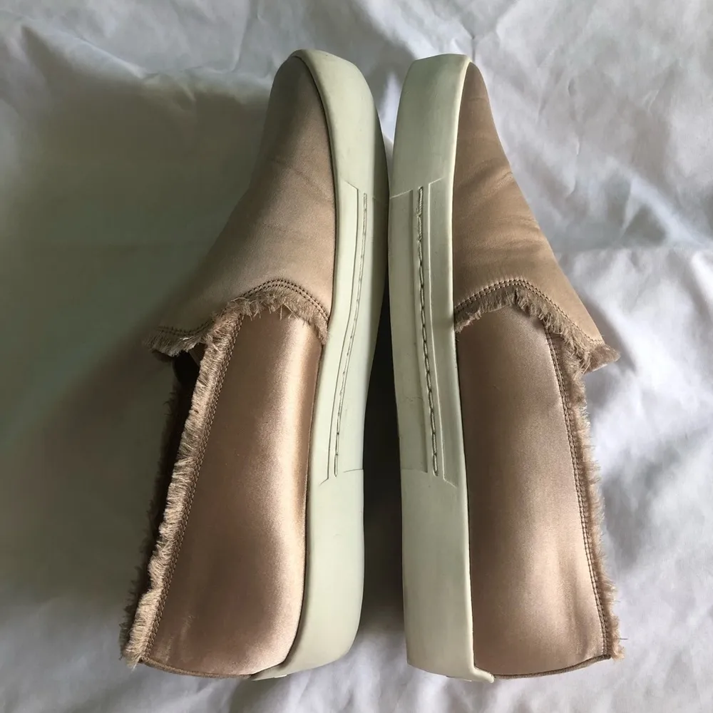 Joie Blush Satin Slip On Sneakers Size 38.5 - Image 3
