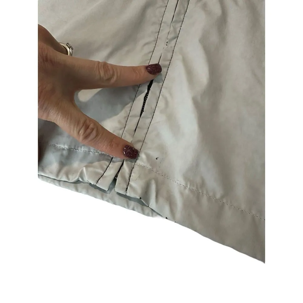 Henri Bendel Sport Sz Medium Lightweight Raincoat Windbreaker Jacket Women ST3-8 - Image 7