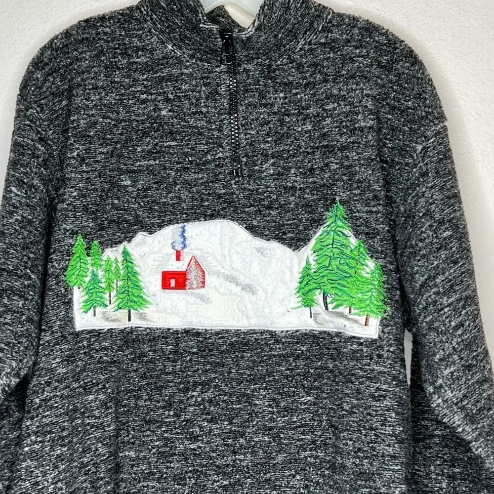 Active Elements Pullover Christmas‎ Sweater Size L - Image 2