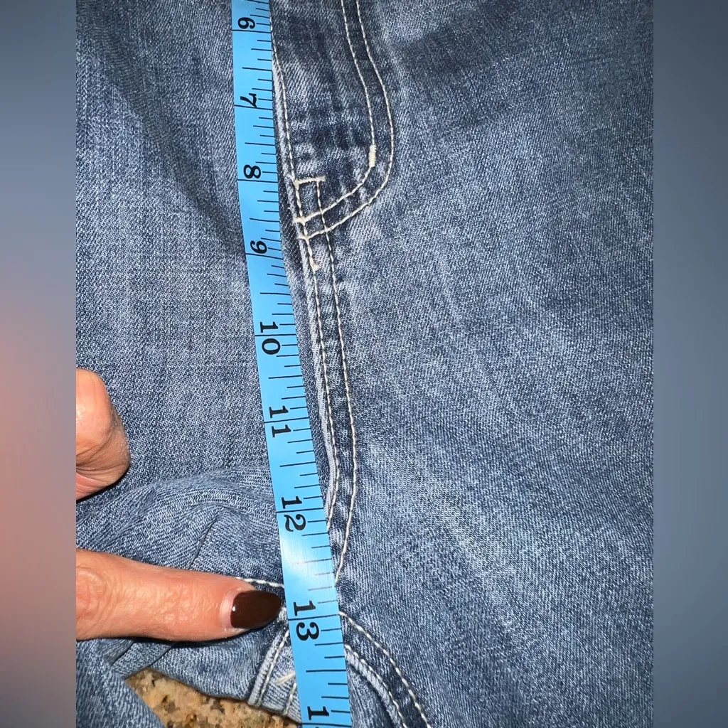 ÉTICA IRIS RELAXED BARREL JEAN, Size 28 Color is light blue wash EUC Like New - Image 8