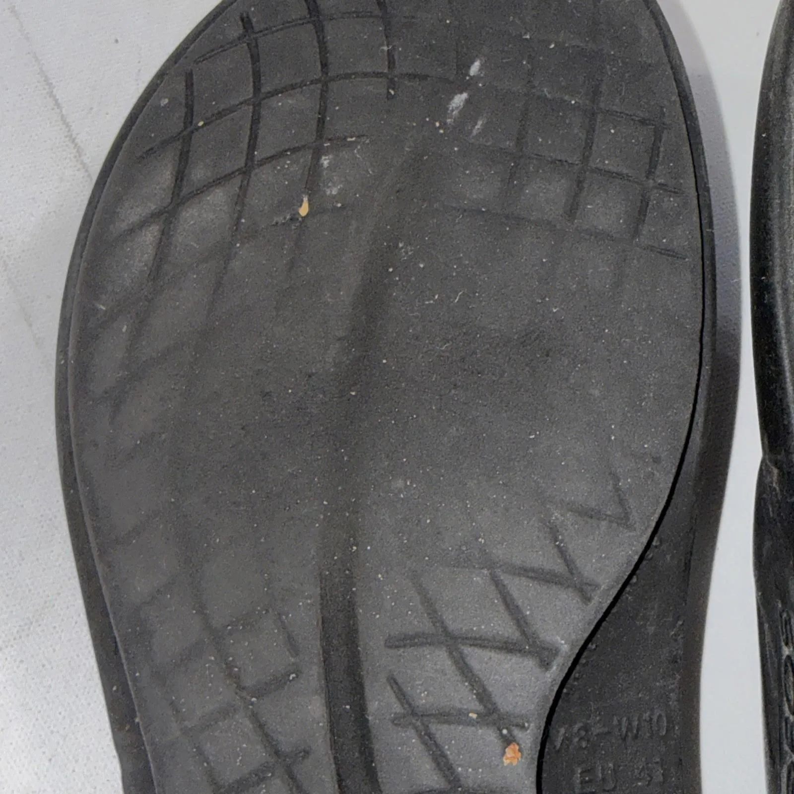 OOFOS Ooriginal Recovery Thong Flip Flops Black Waterproof Sandals READ W 10 M 8 - Image 9