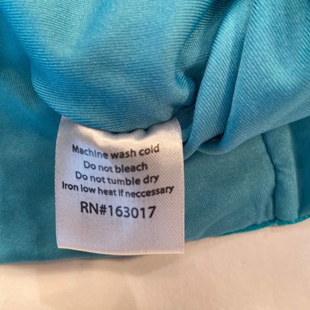 Princess Polly Turquoise Green Mini dress, spaghetti straps, Ruched sides, SZ‎ 6 - Image 8